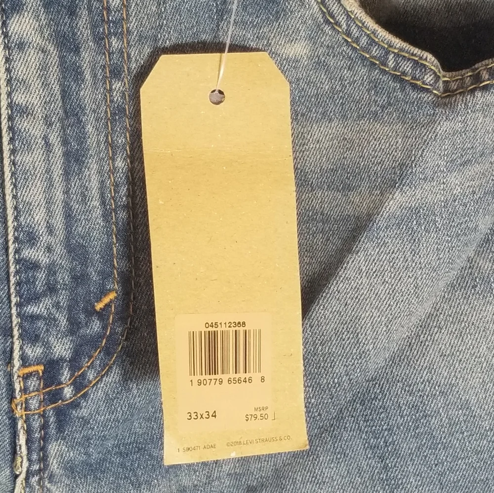 NWT Levi's 511 Slim Jean's Size 33×34 Blue
